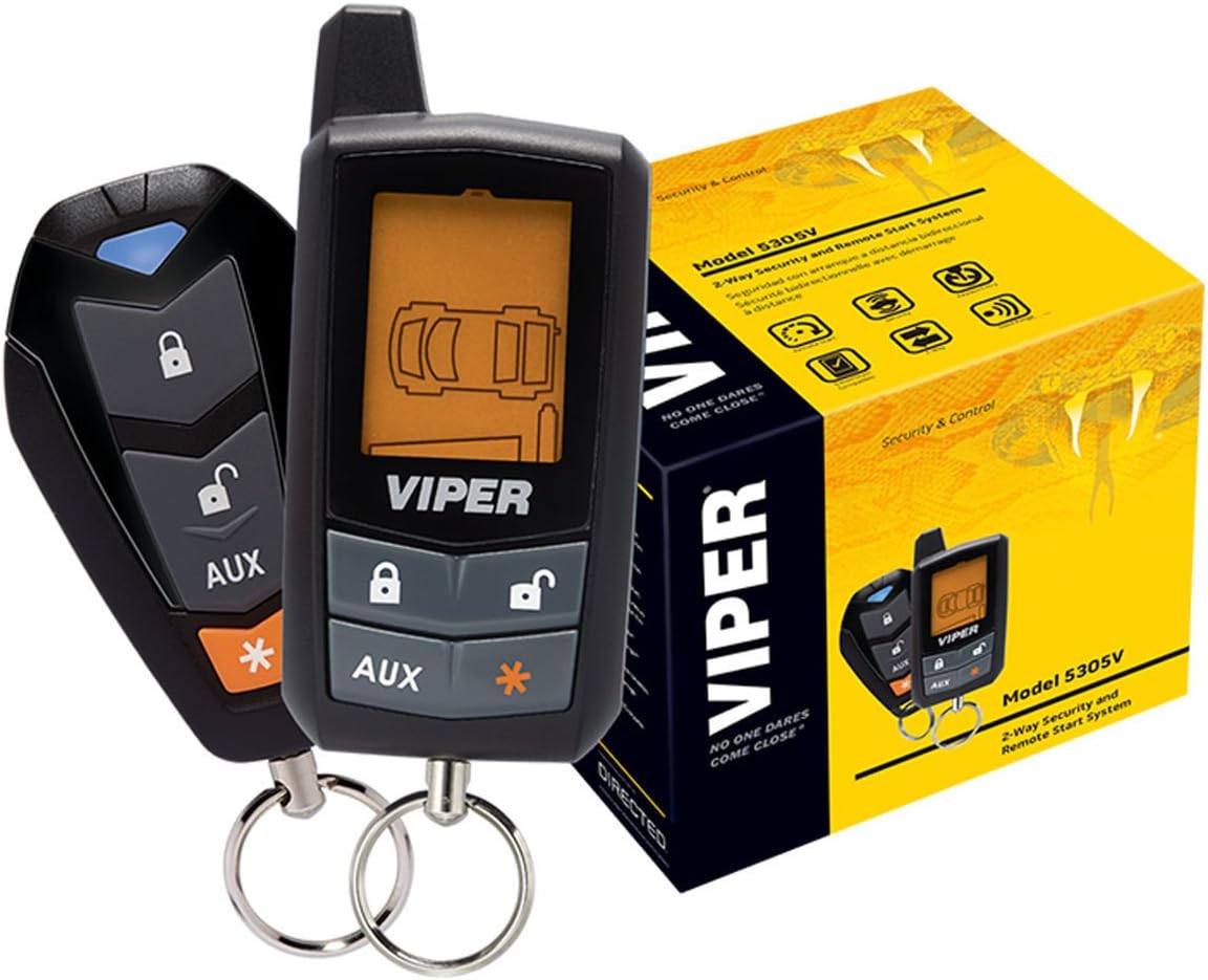 2 Way LCD Car Alarm Keyless Entry Remote Start System B64754