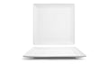 10.75 inch Spiral Square Plate, 6 per Case W995907