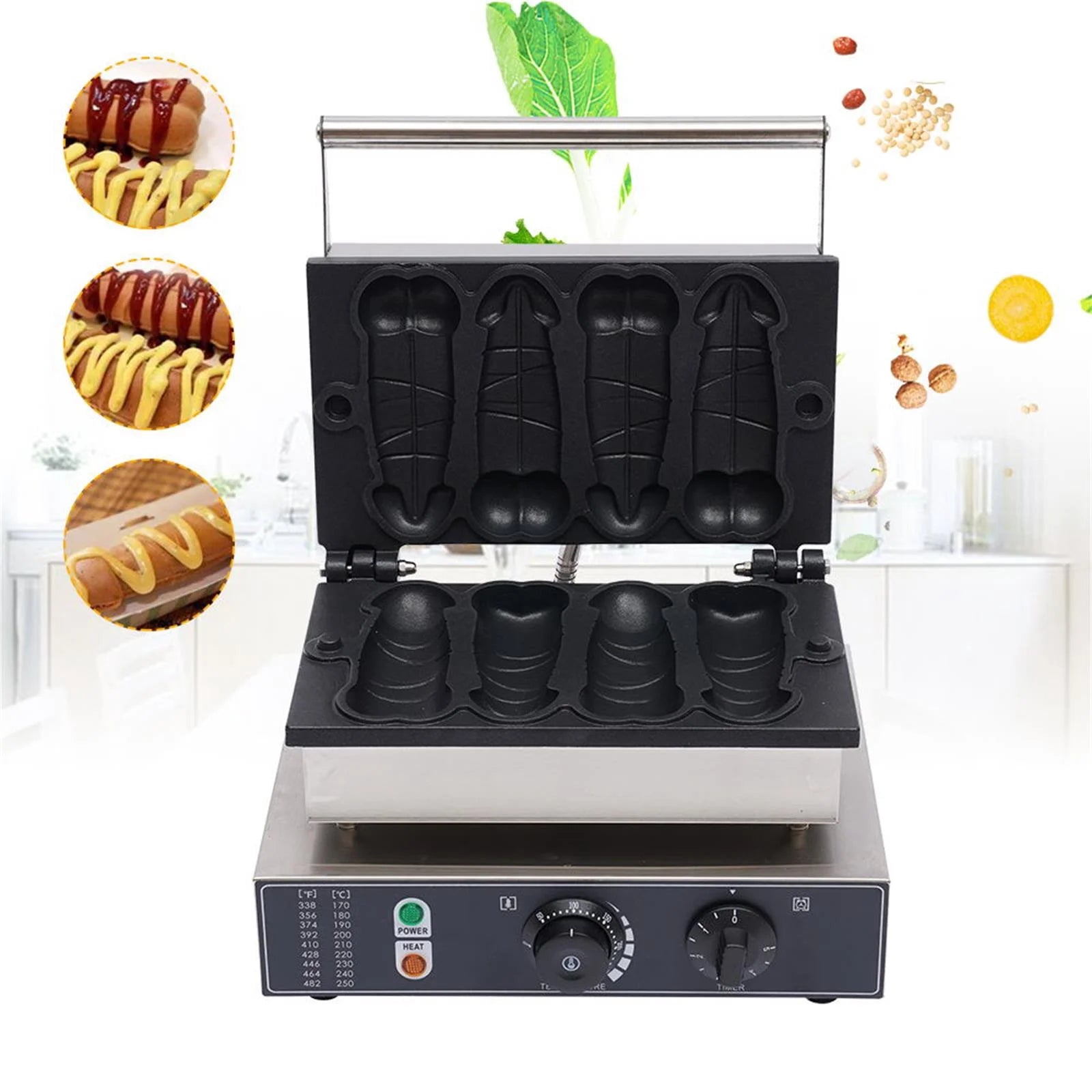Non-Stick Electric Waffle Stick Maker A45227