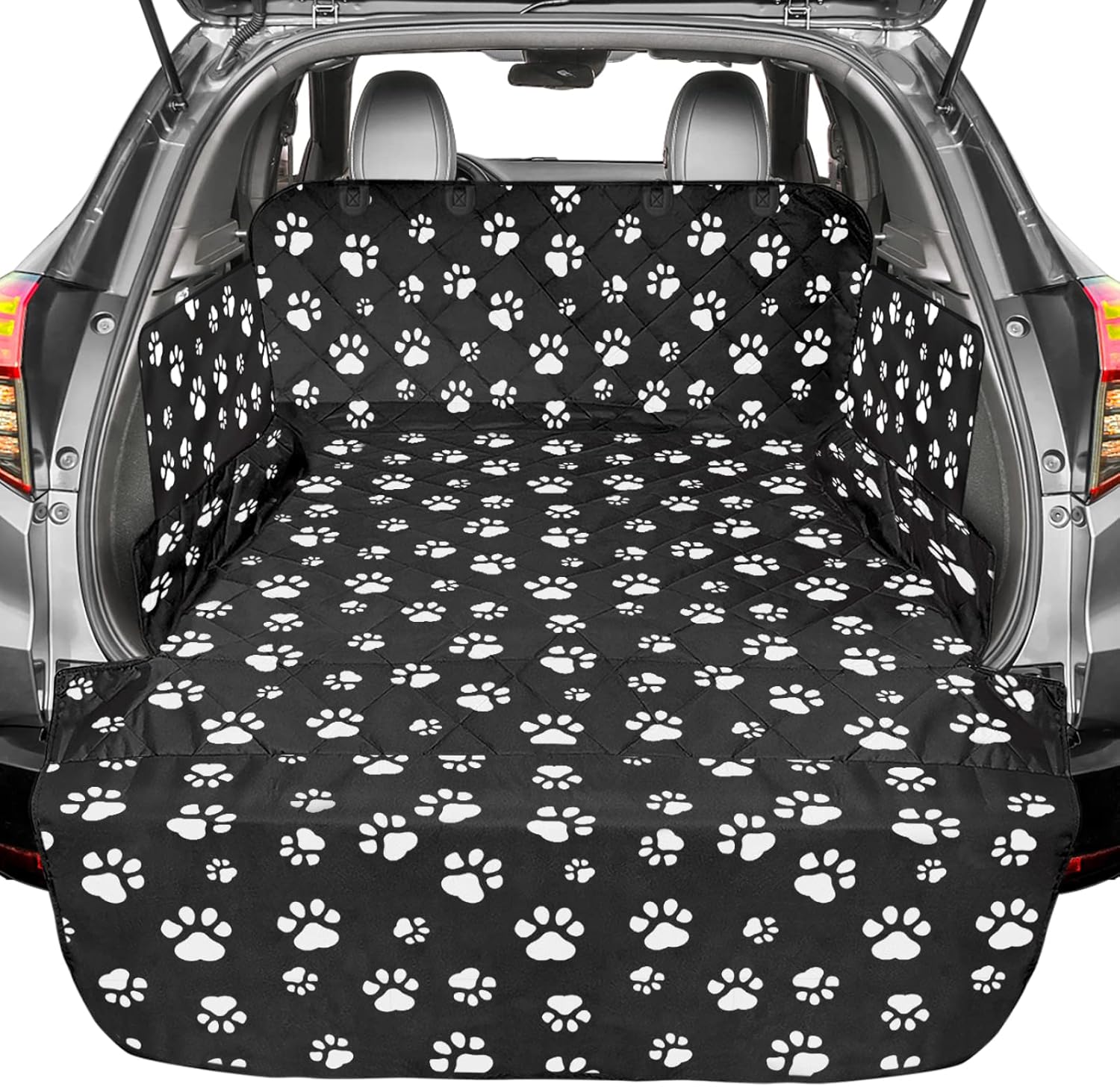 Black Water Resistant Pet Cargo Cover with Bumper Flap, Pack of 2 W754636