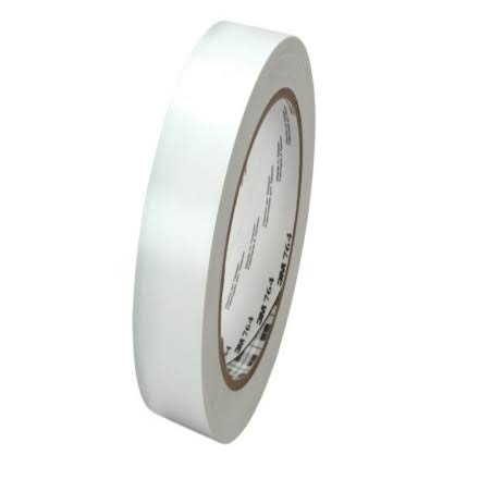 White 1x22 x 36 Yard Vinyl Tape A9842