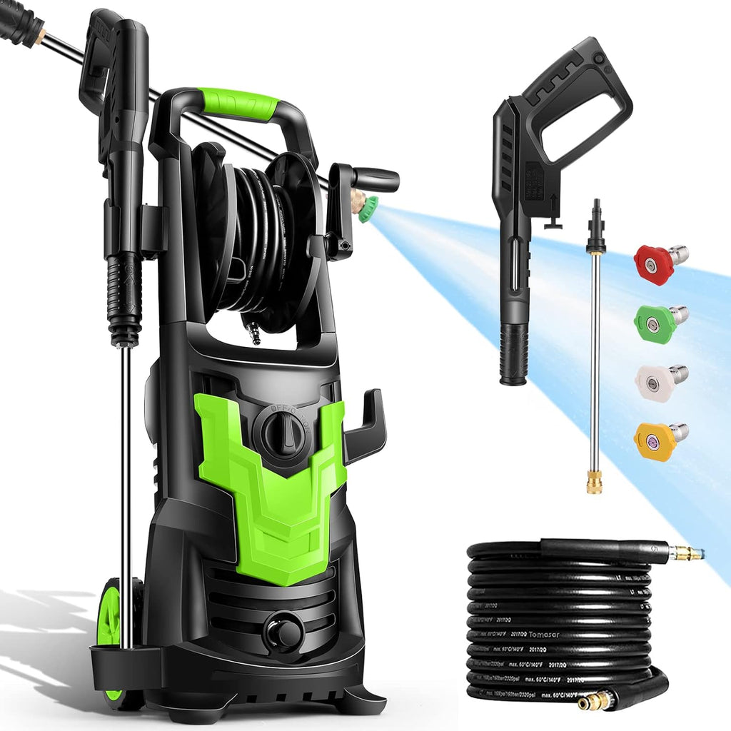 3000PSI Electric Pressure Washer with 4 Nozzles F95626