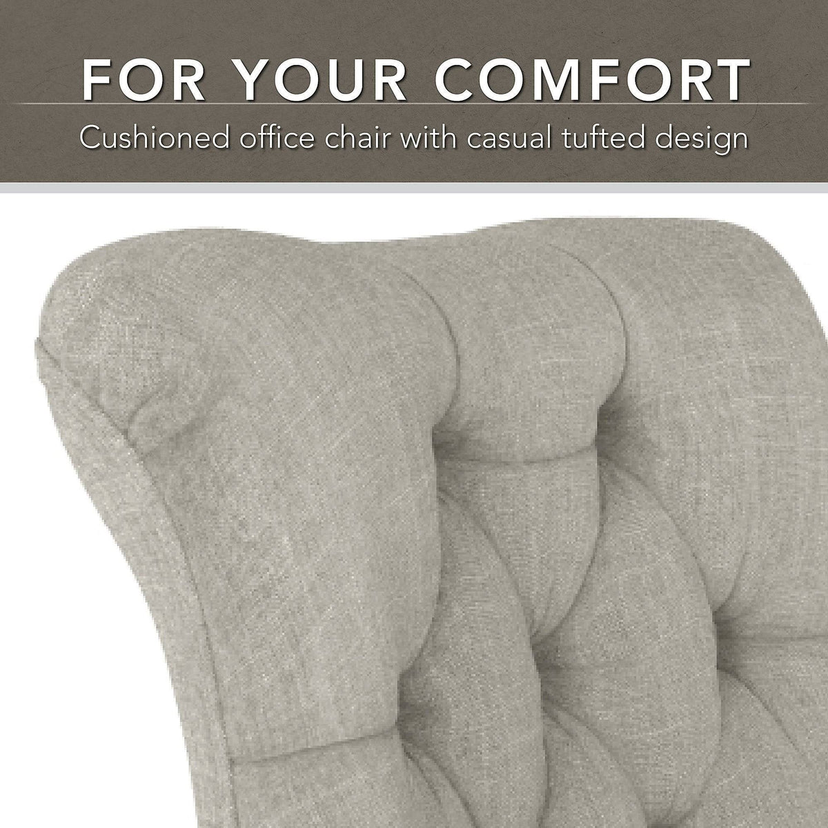 Black Tufted Office Chair W83529