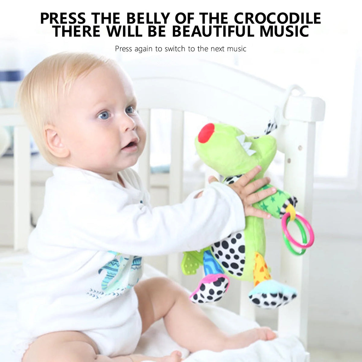 Infant Soft Plush Rattle Hanging Stroller Toys X448