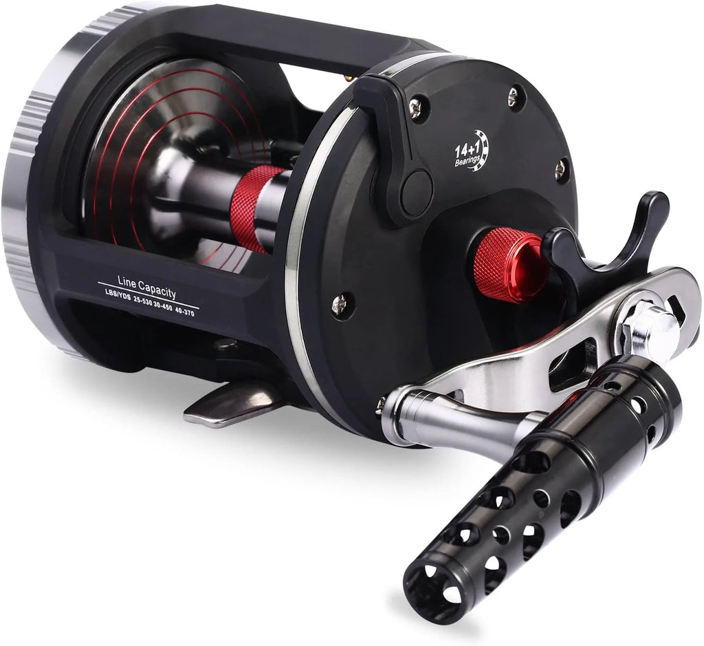 14+1BB Level Wind Trolling Fishing Reel L360