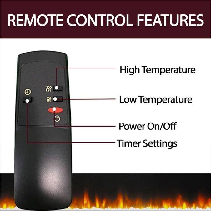 Sienna Electric Fireplace with Walnut Mantel Y493