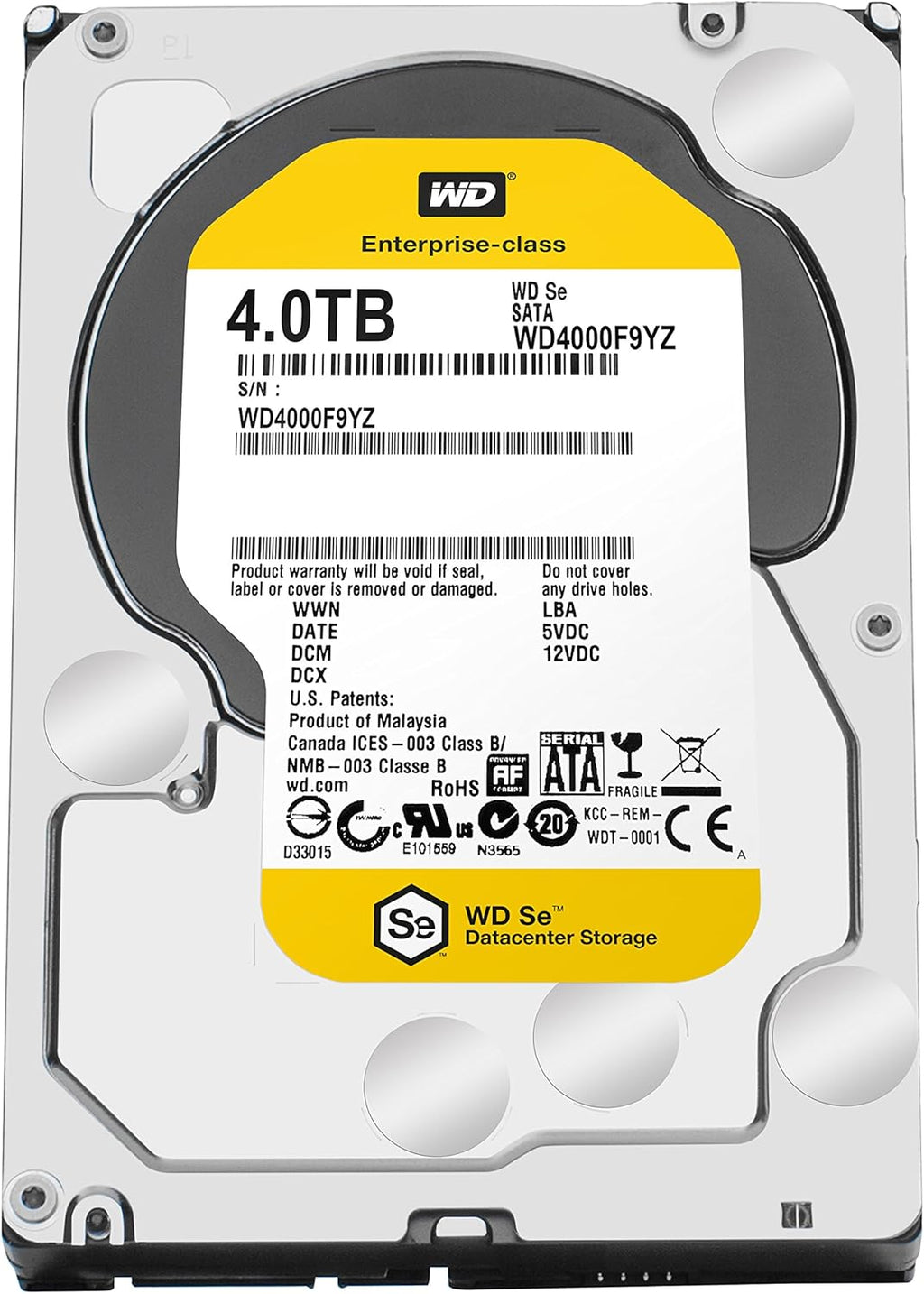 4TB 7200 RPM SATA 6 Gb/s 64MB Cache 3.5 Inch Hard Disk Drive D91932