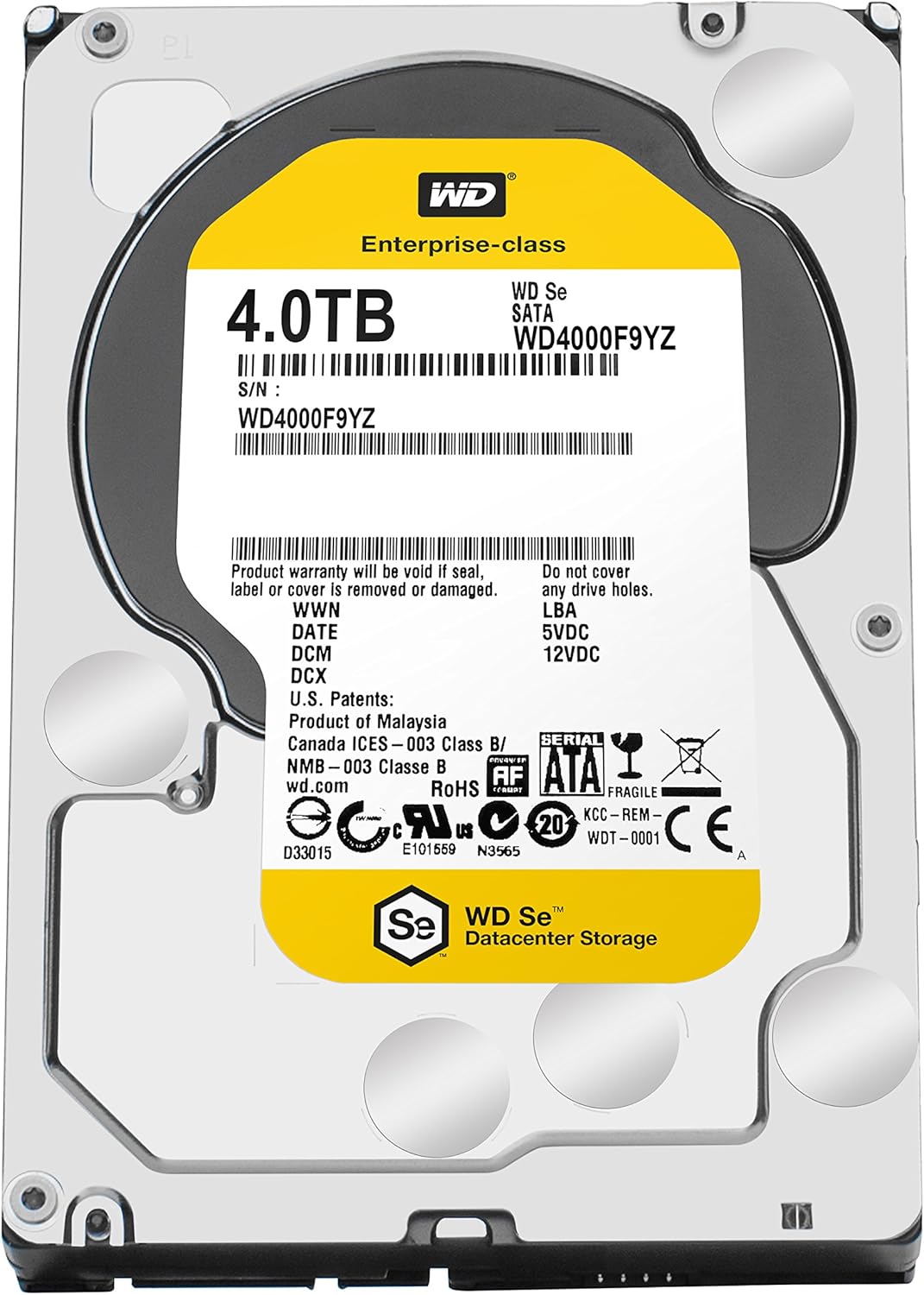 4TB 7200 RPM SATA 6 Gb/s 64MB Cache 3.5 Inch Hard Disk Drive D91932