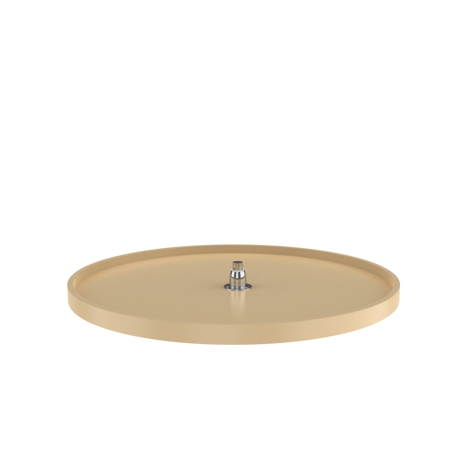 Almond Polymer Full Circle Lazy Susan N9264