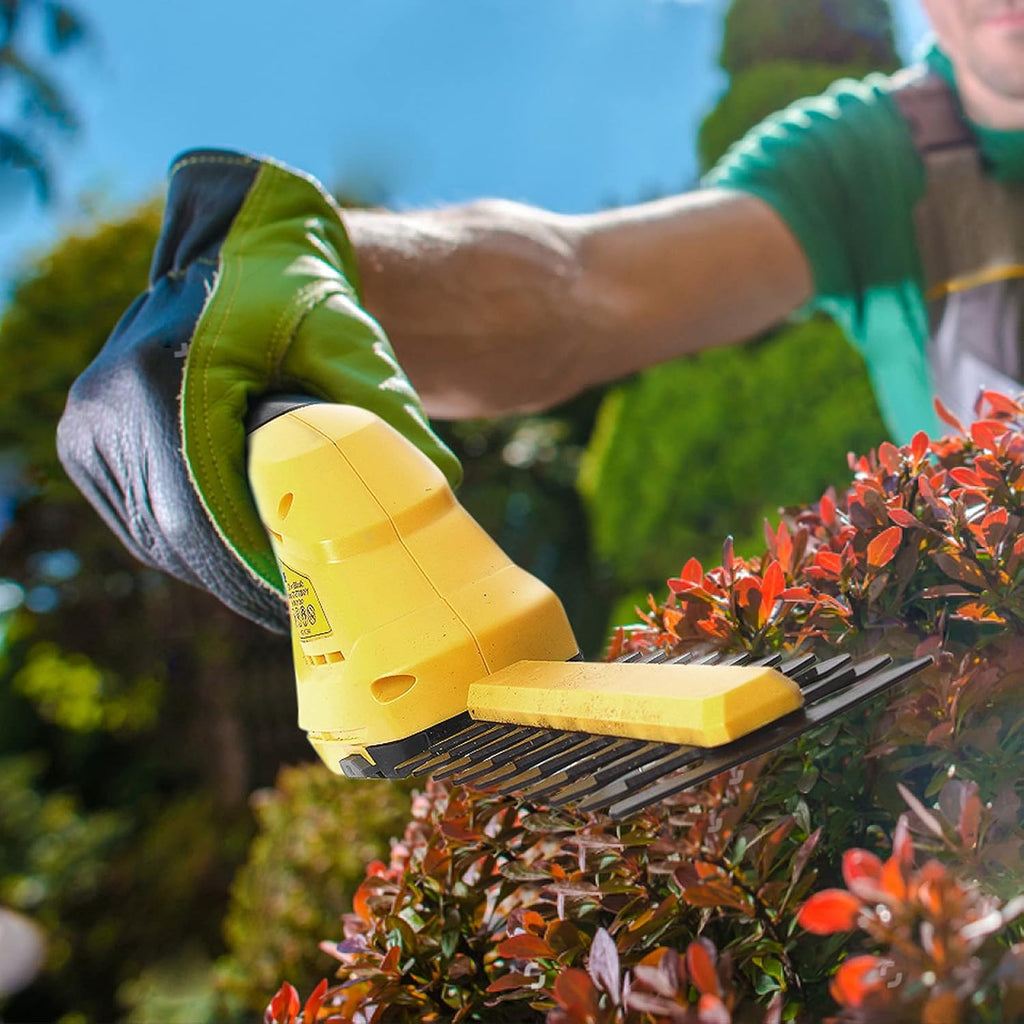 Cordless Grass Shear & Hedge Trimmer 2 in 1 Handheld Rechargeable Battery Included Pack of 2 R855