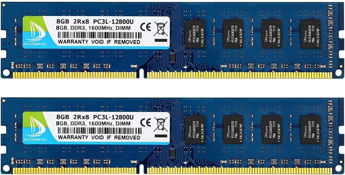 16GB (2 x 8GB) DDR3L / DDR3 1600MHz SODIMM RAM Laptop Memory Module Pack of 2 V791465