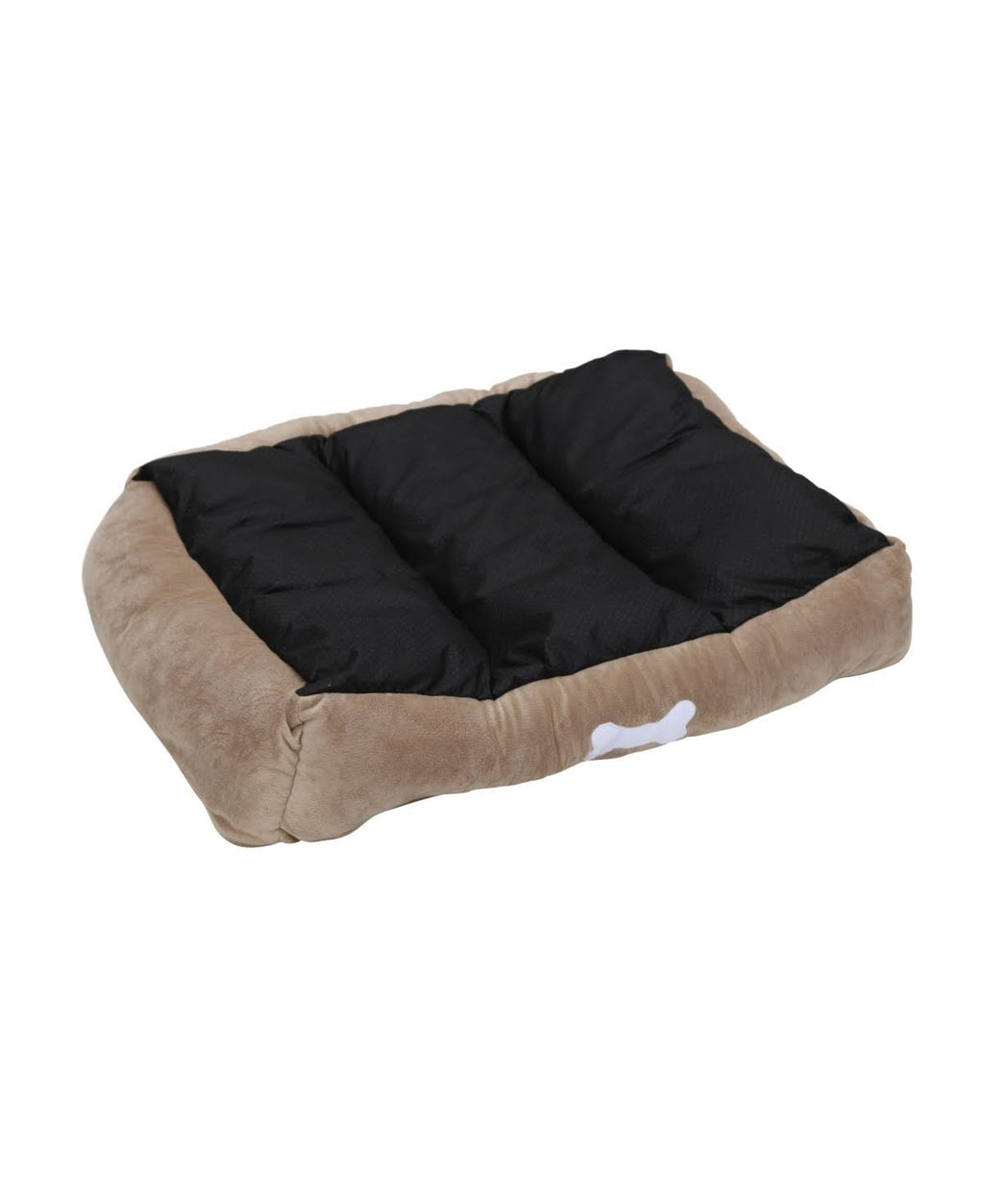 Brown Rectangle Large Dog Pet Bed F9657