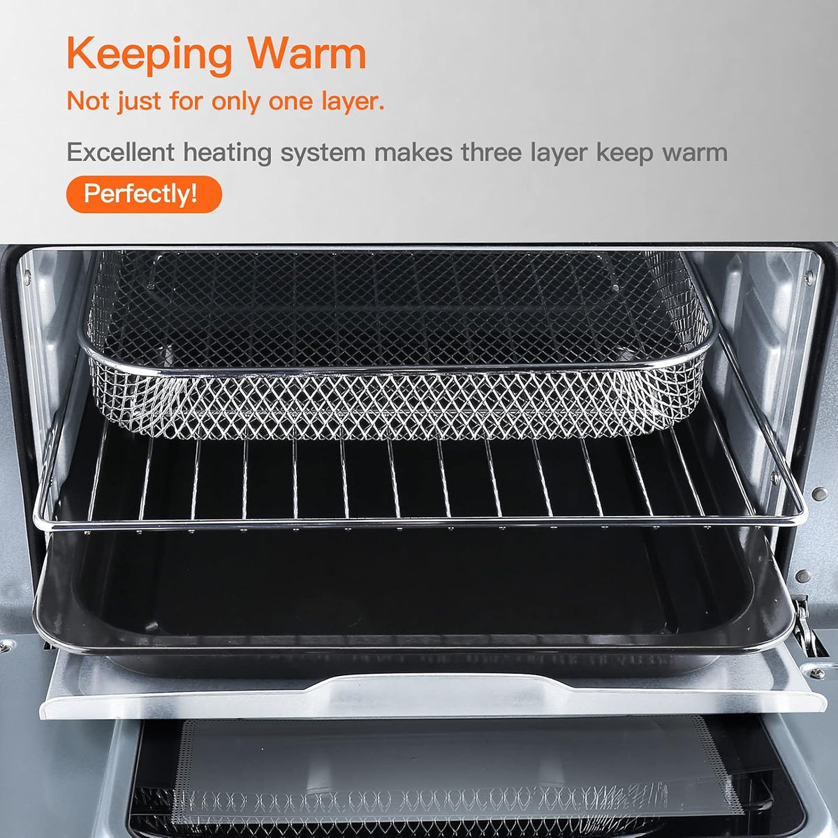 Air Fryer Toaster Oven Combo, 24 QT, 7-in-1, Dark Gray T655402