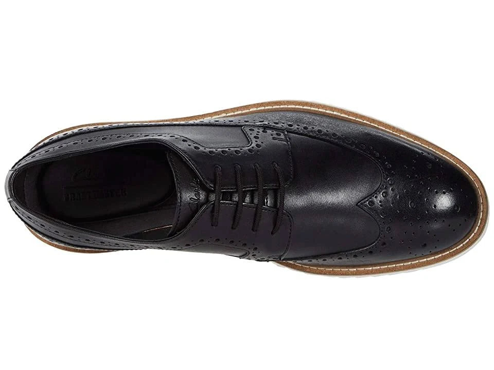 Black Leather Men's Shoes I294791