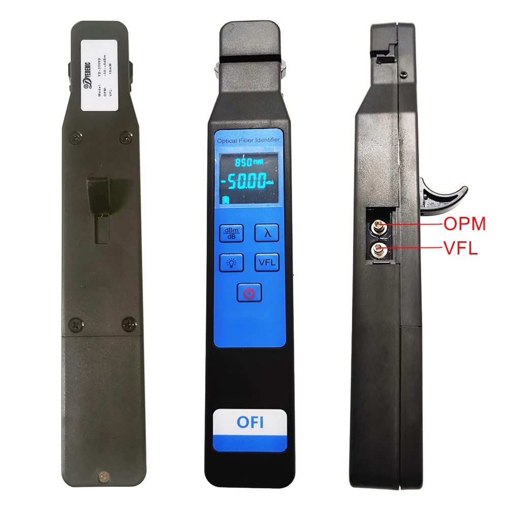 Optical Fiber Identifier with 10mw VFL and Optical Power Meter FTTH Tool A106