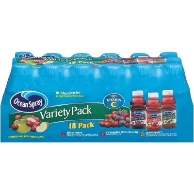 Ocean Spray Juice Beverage Variety Pack - 18/10 Ounce S73571