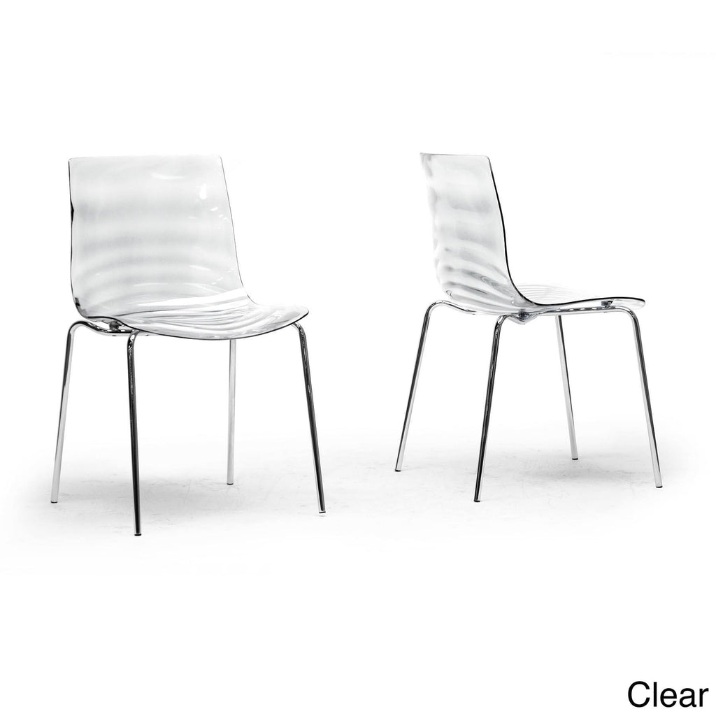 Clear Dining Chair - 2 pack D210163