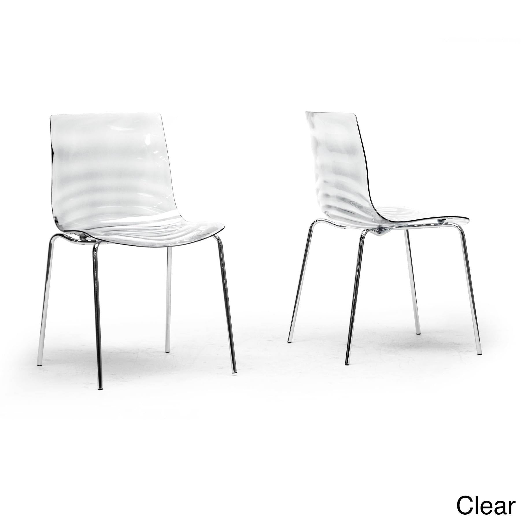 Clear Dining Chair - 2 pack D210163