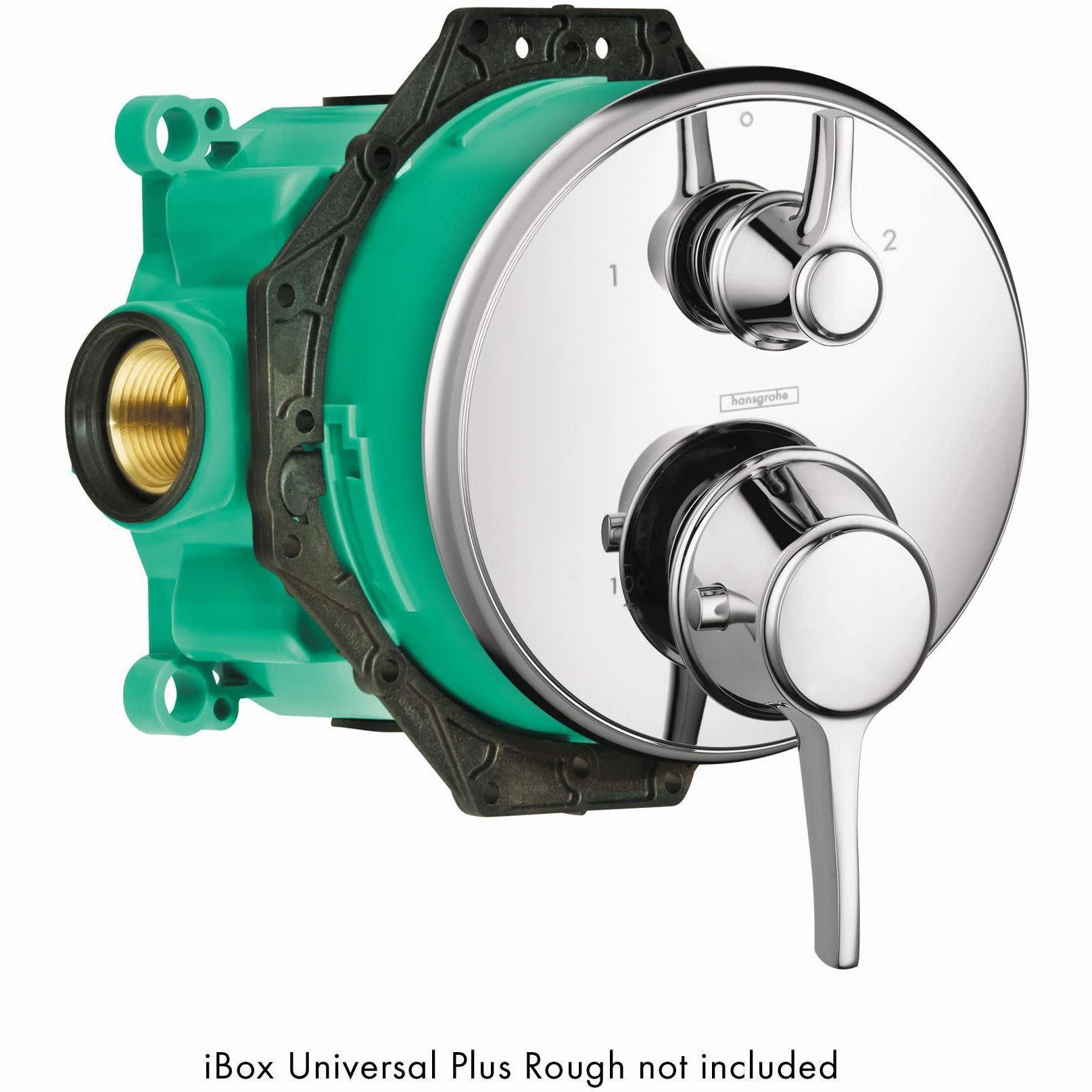Polished Nickel Thermostatic Trim with Volume Control E6434