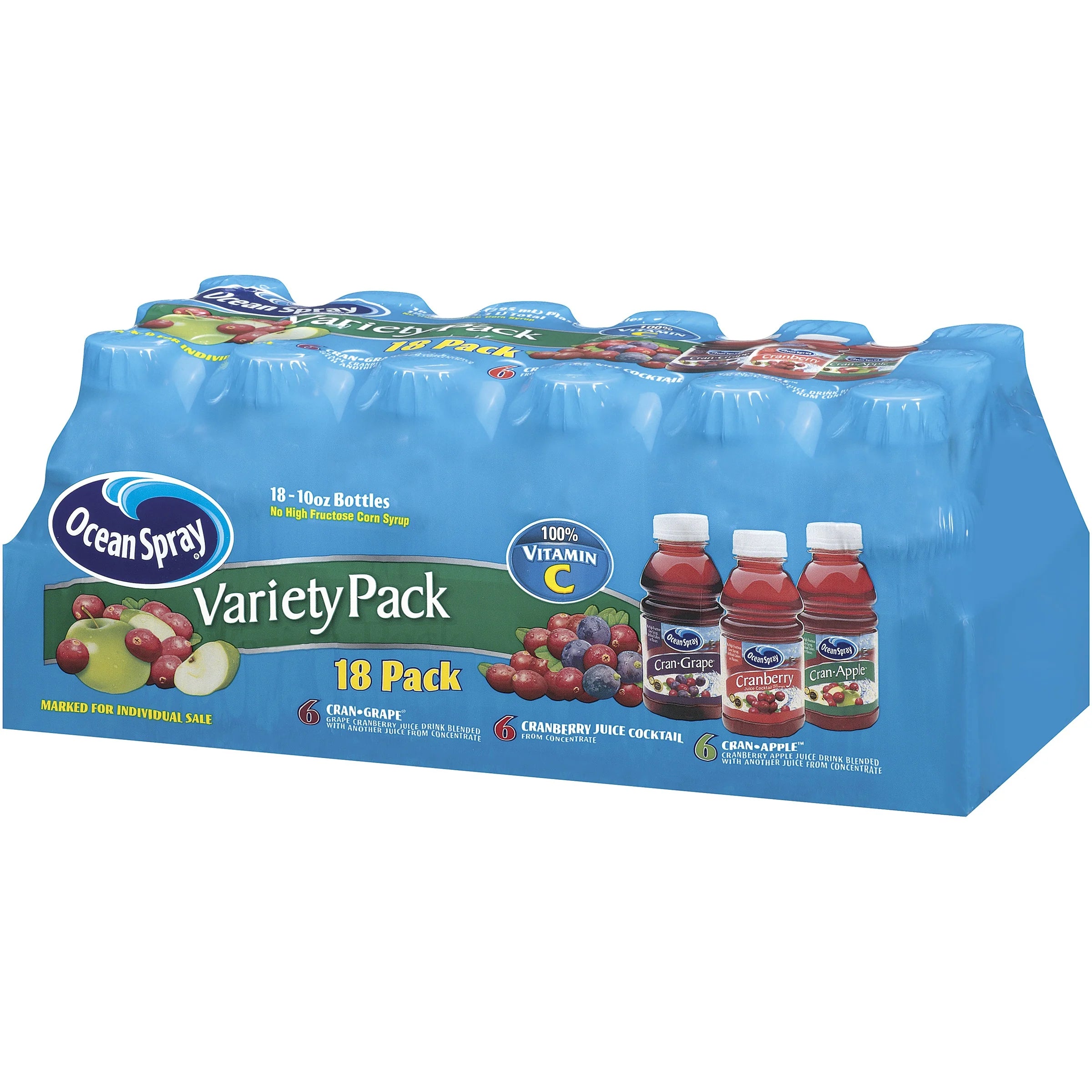 Ocean Spray Juice Beverage Variety Pack - 18/10 Ounce S73571