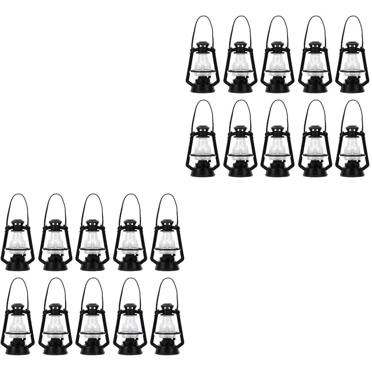 20 Pcs Miniature Vintage Resin Toy Lamps Q1572