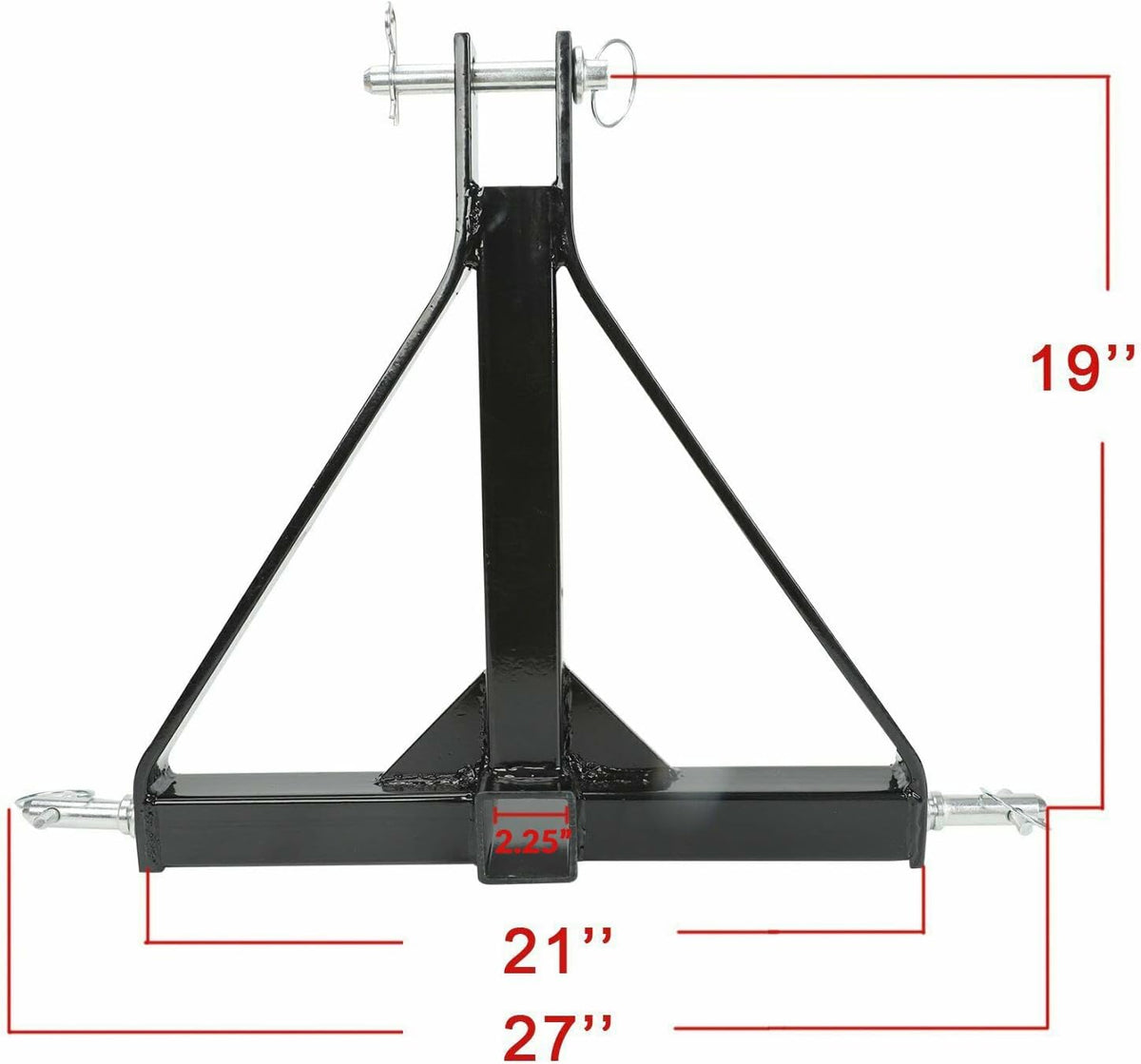 2 Receiver 3 Point Trailer Hitch Category 1 Tractor Tow Drawbar Adapter F543990