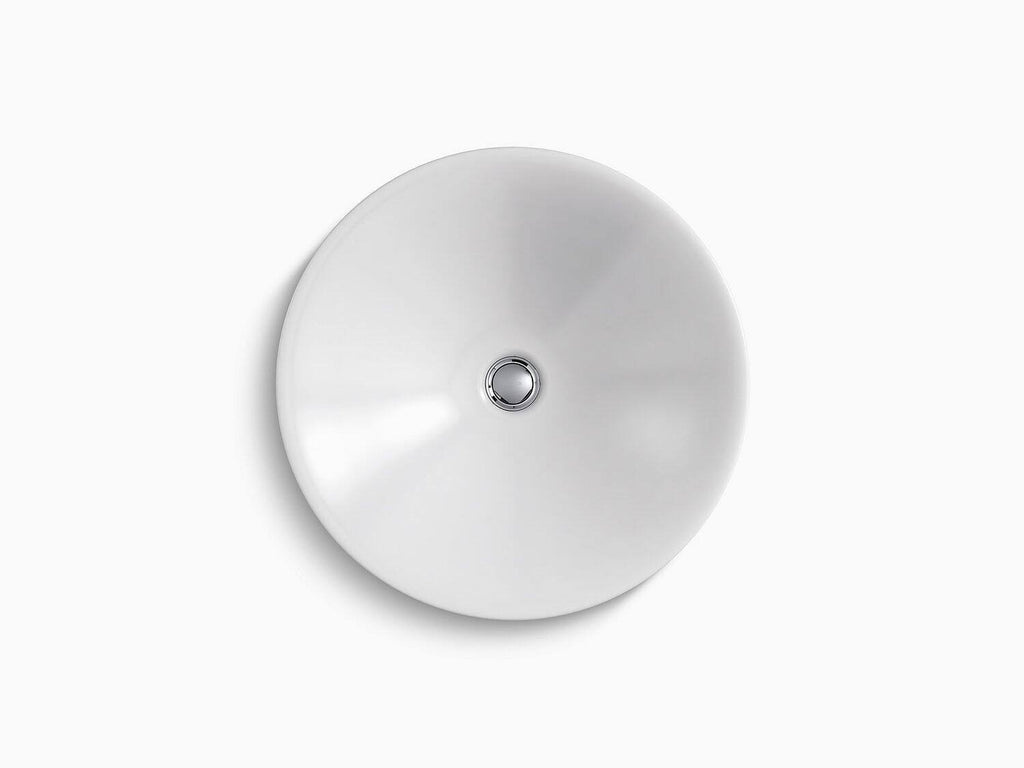 Biscuit Round Bathroom Sink I3580