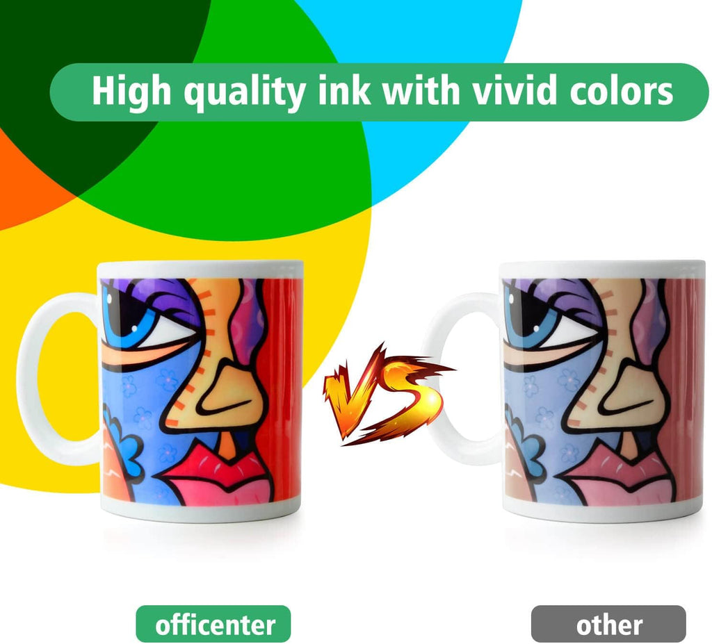 Sublimation Ink Cartridge 4-Pack Magenta Black Cyan Yellow D68648