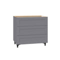 3-Drawer Base Cabinet in Gray Y22625