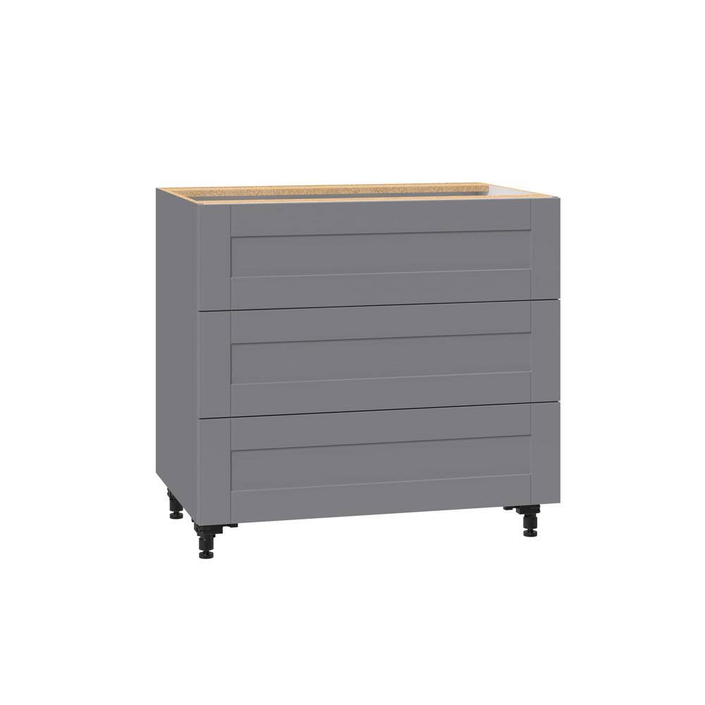 3-Drawer Base Cabinet in Gray Y22625