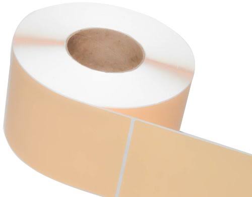 4x22 x 6x22 Pastel Orange Thermal Transfer Labels G18491