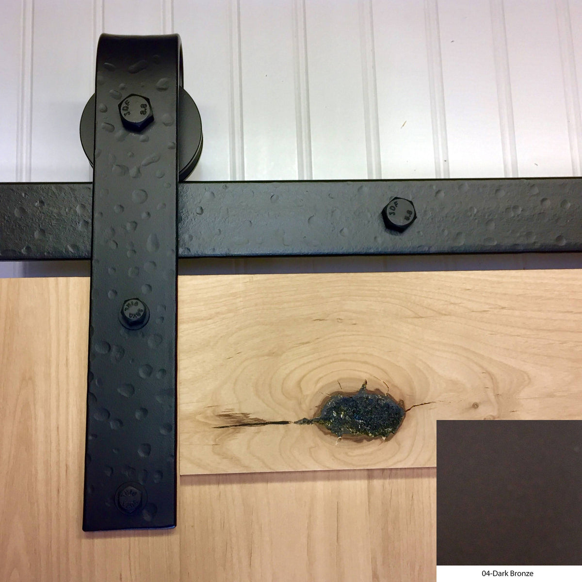 Door Track Kit Dark Bronze 8 Foot N941