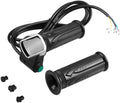 Electric Scooter Throttle Grip, 1 Pair Waterproof LCD Display Handlebar Grip W323727
