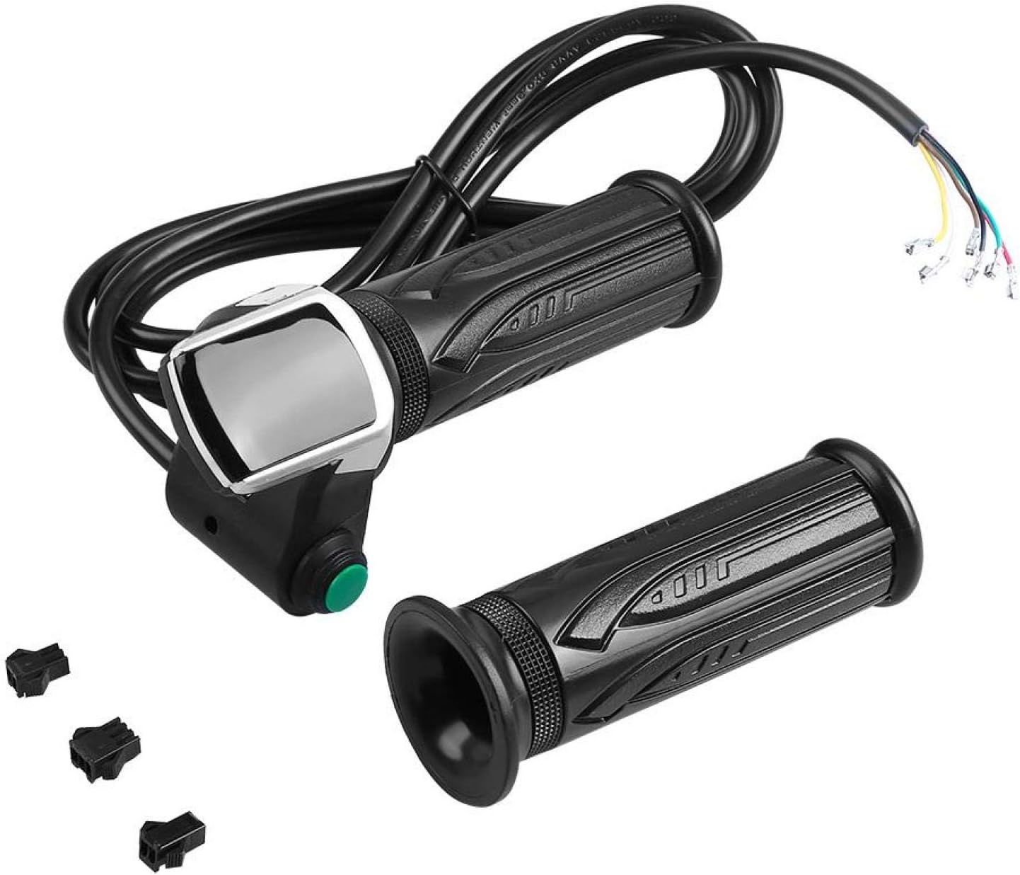 Electric Scooter Throttle Grip, 1 Pair Waterproof LCD Display Handlebar Grip W323727