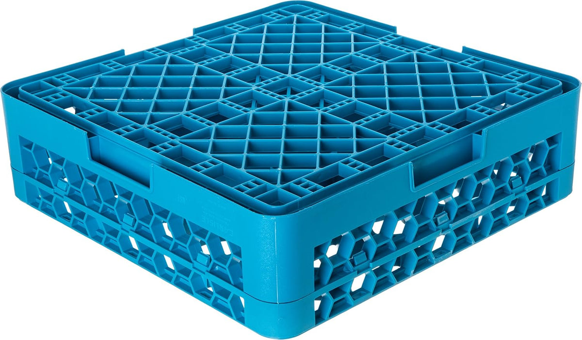 Blue Glass Rack with 1 Extender, Pack of 4 Z24958