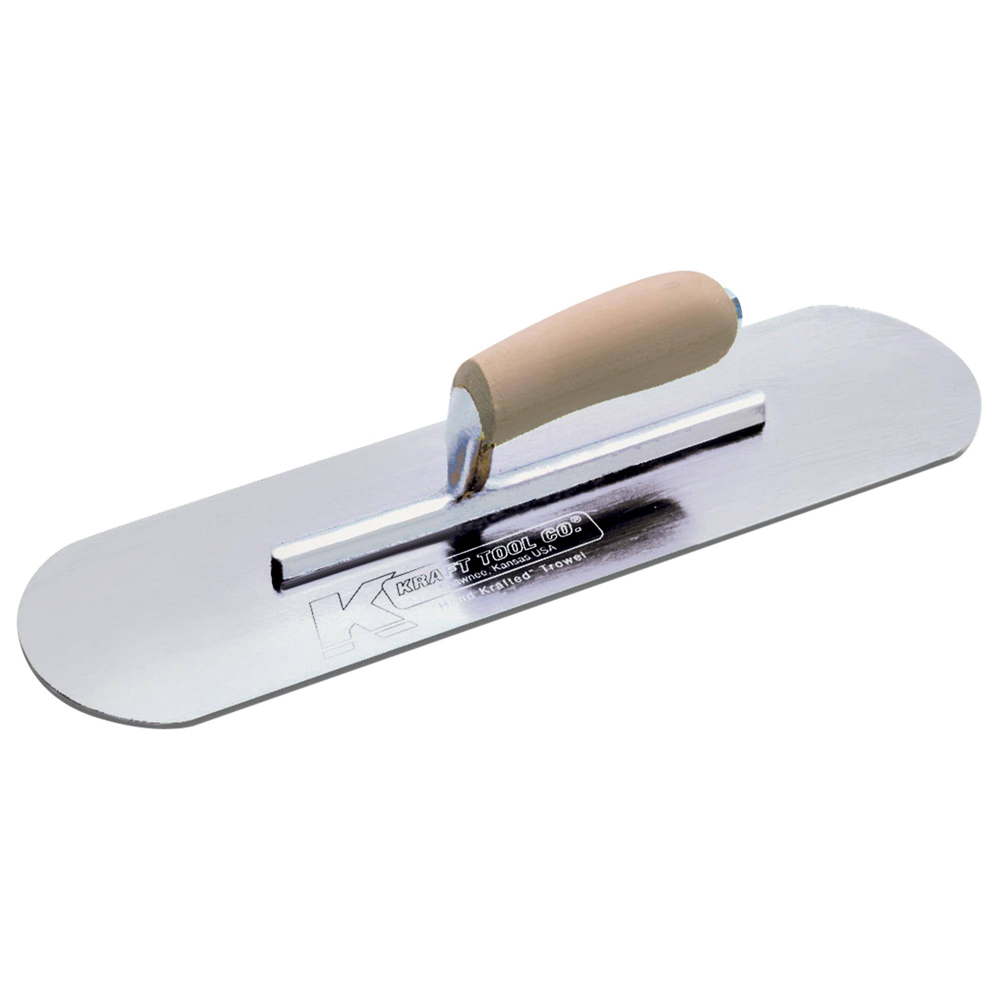 Pool Trowel 14in x 3in with Wood Handle H58709