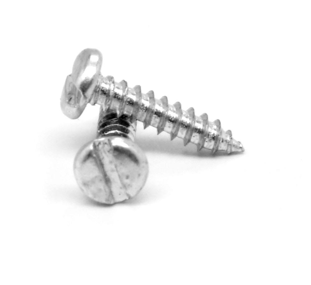 Sheet Metal Screw Slotted Pan Head Type A Low Carbon Steel Zinc Plated Pk 1500 L321