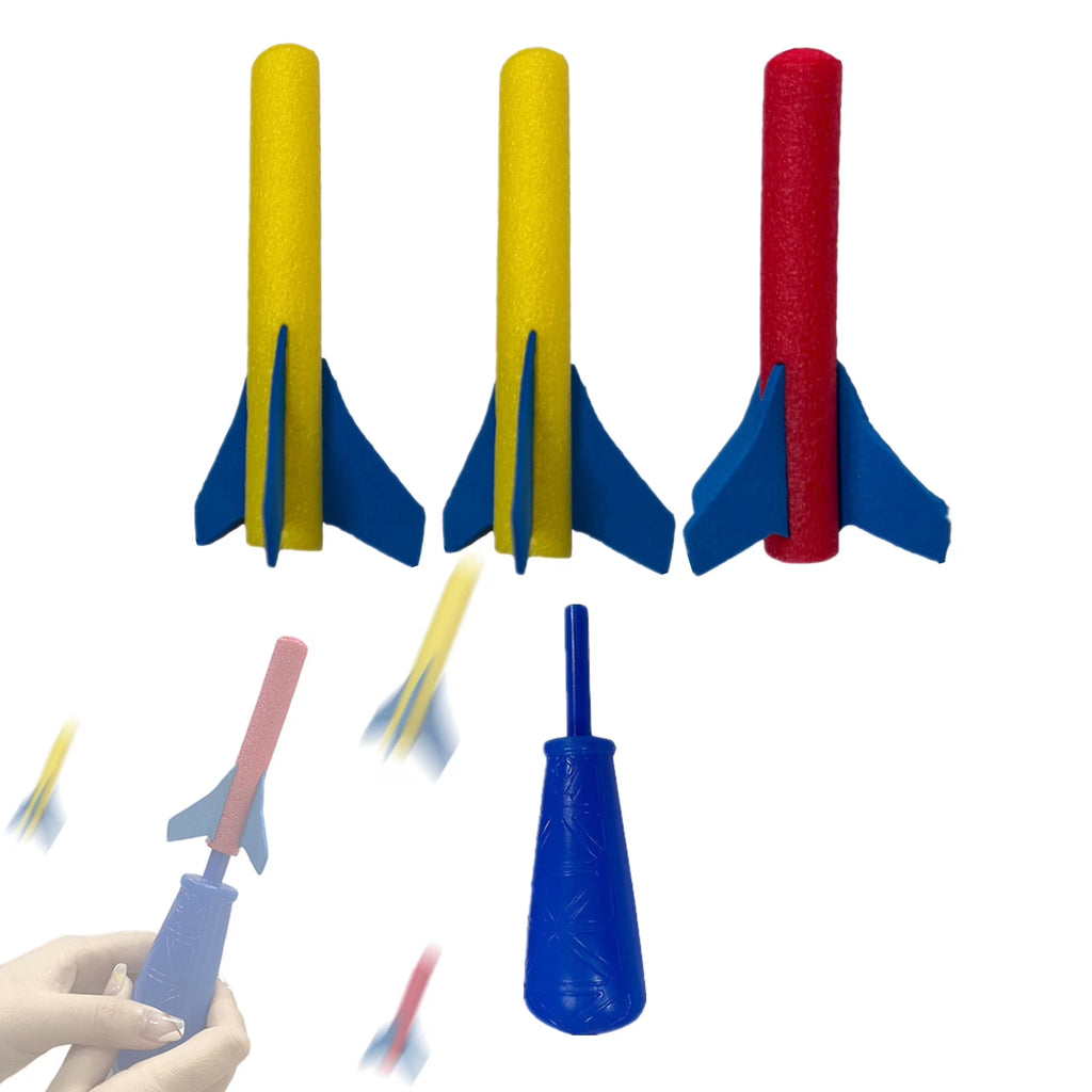 3 Foam Rockets Outdoor Toy V2943