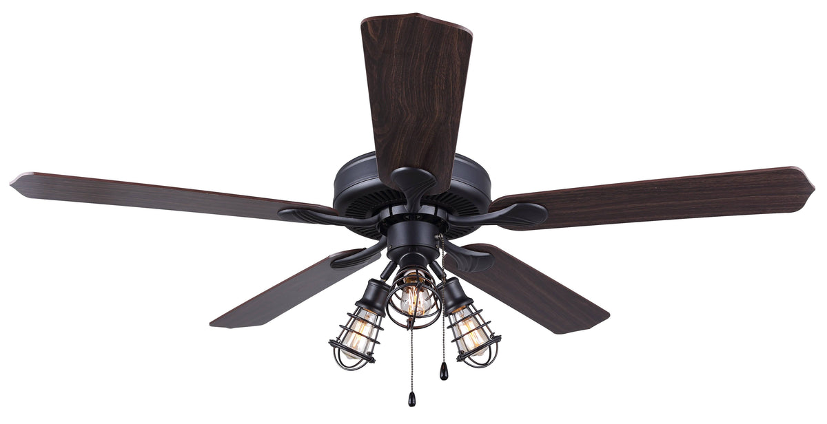 52 inch 3 Light Ceiling Fan in Graphite L46585