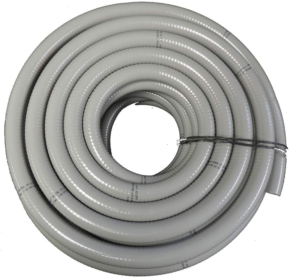 3/4" x 50 ft Non Metallic Liquid Tight Electrical Conduit Pack of 2 C463896