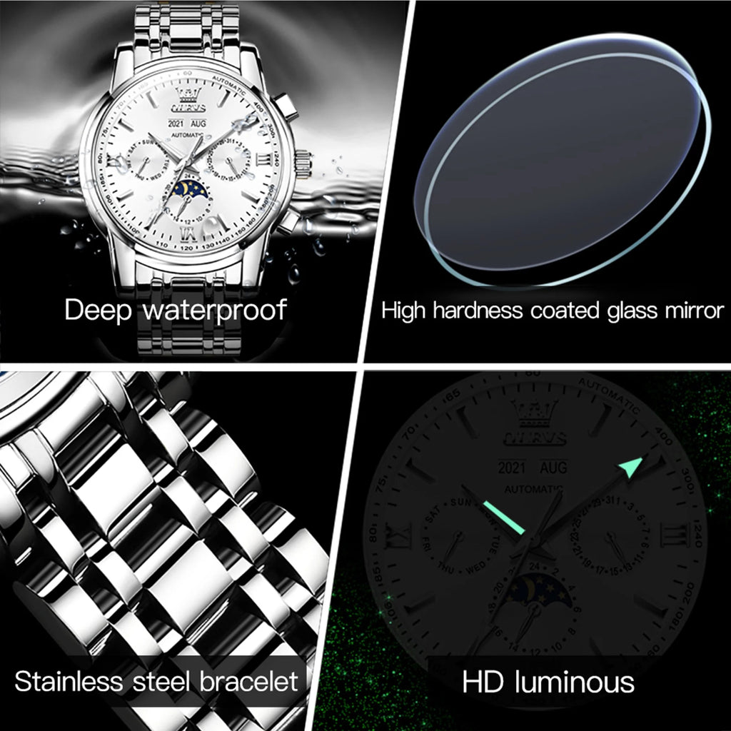 Stainless Steel Automatic Dress Watch M883206