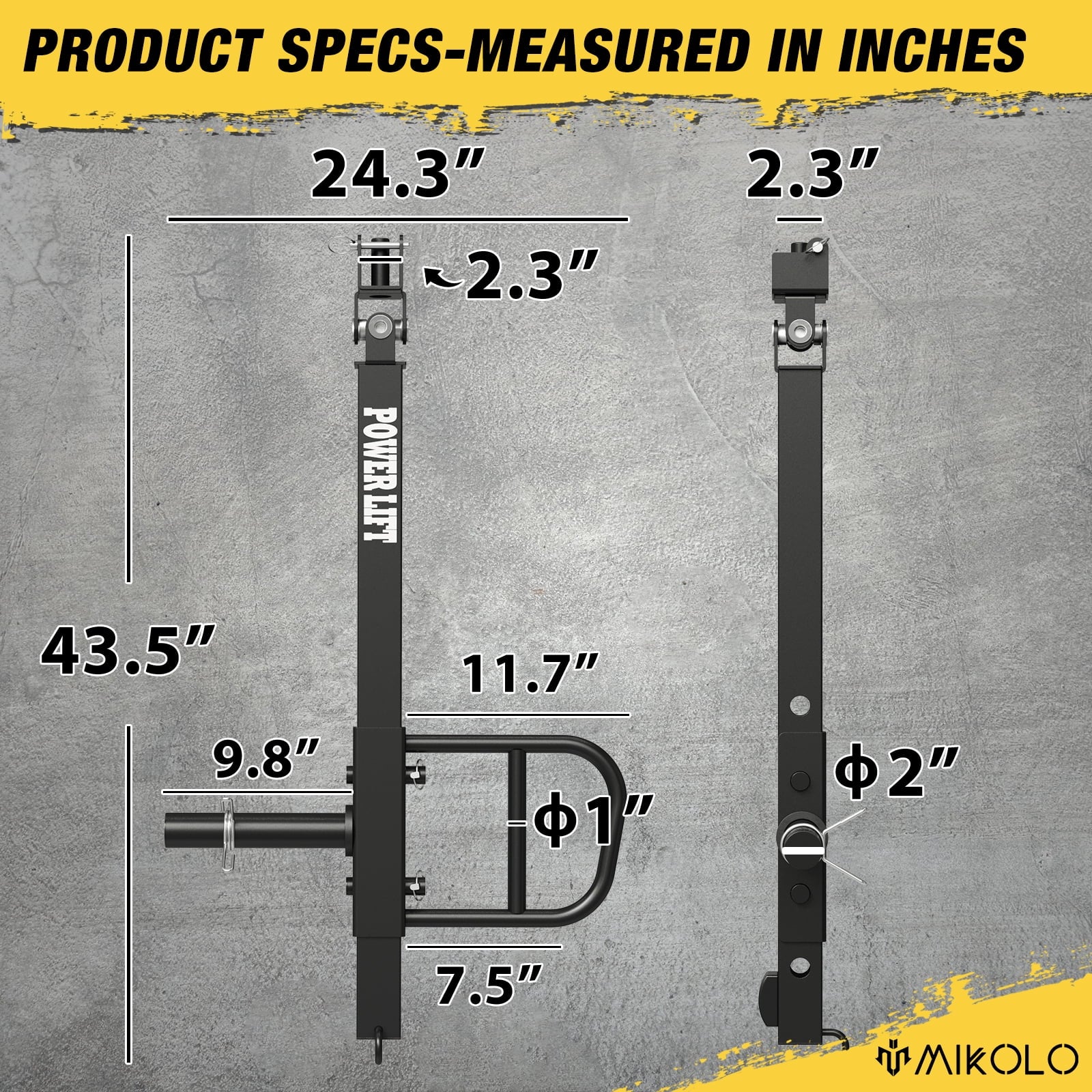 Adjustable Jammer Arms for Power Cage A2138