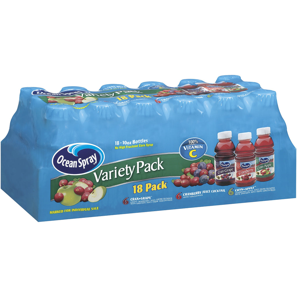 Ocean Spray Juice Beverage Variety Pack - 18/10 Ounce S73571