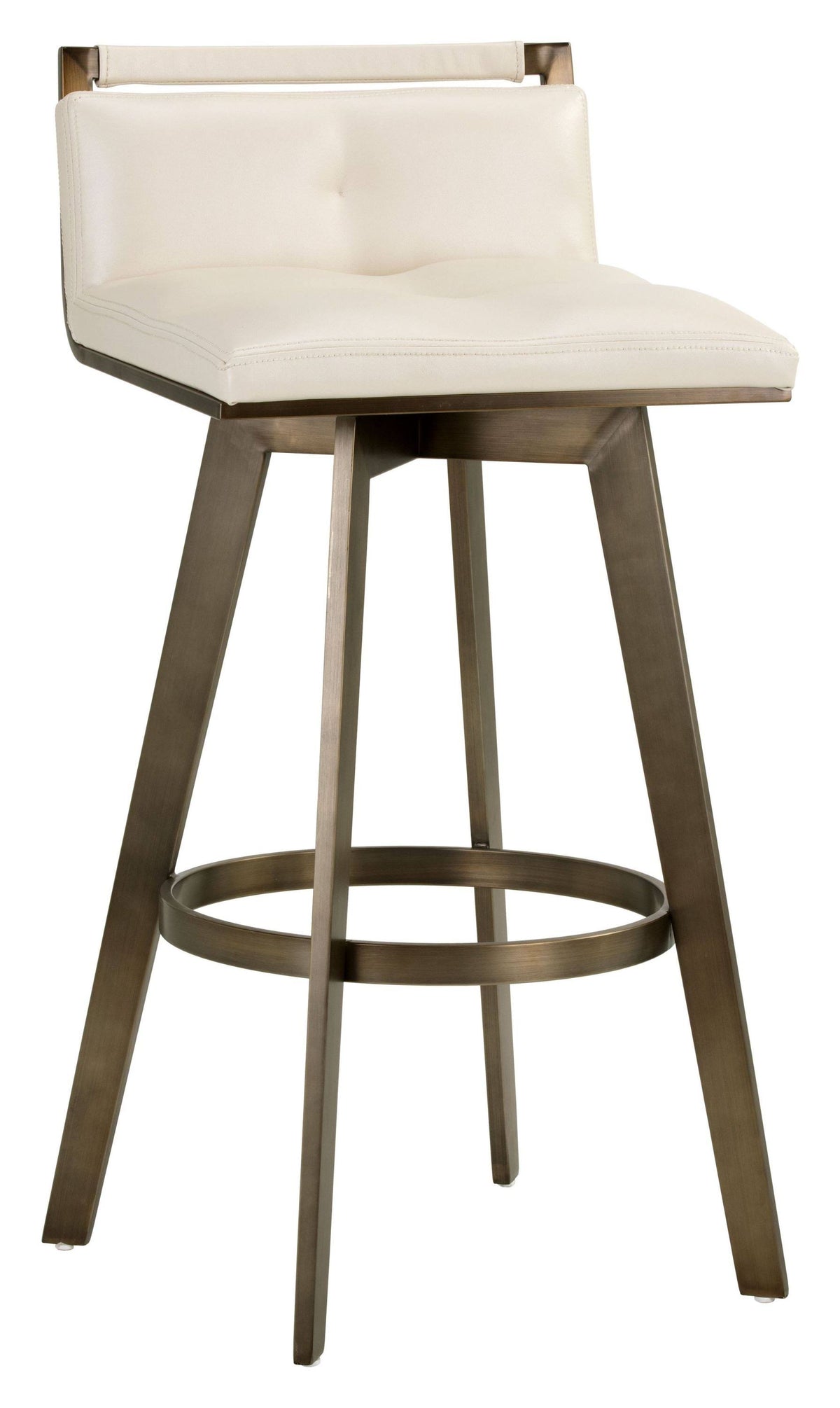 Cream Swivel Bar Stool S638015