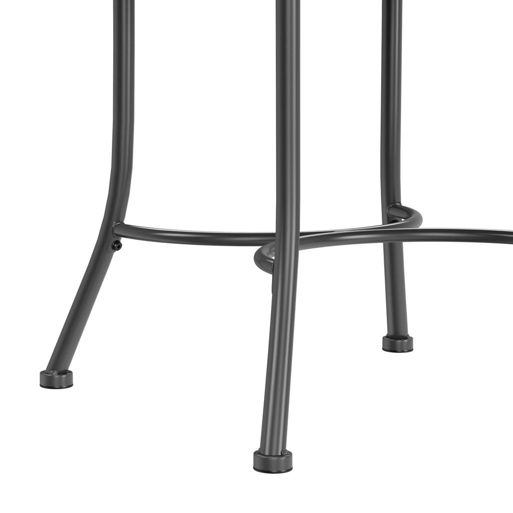 Chrome Metal Vanity Stool P347