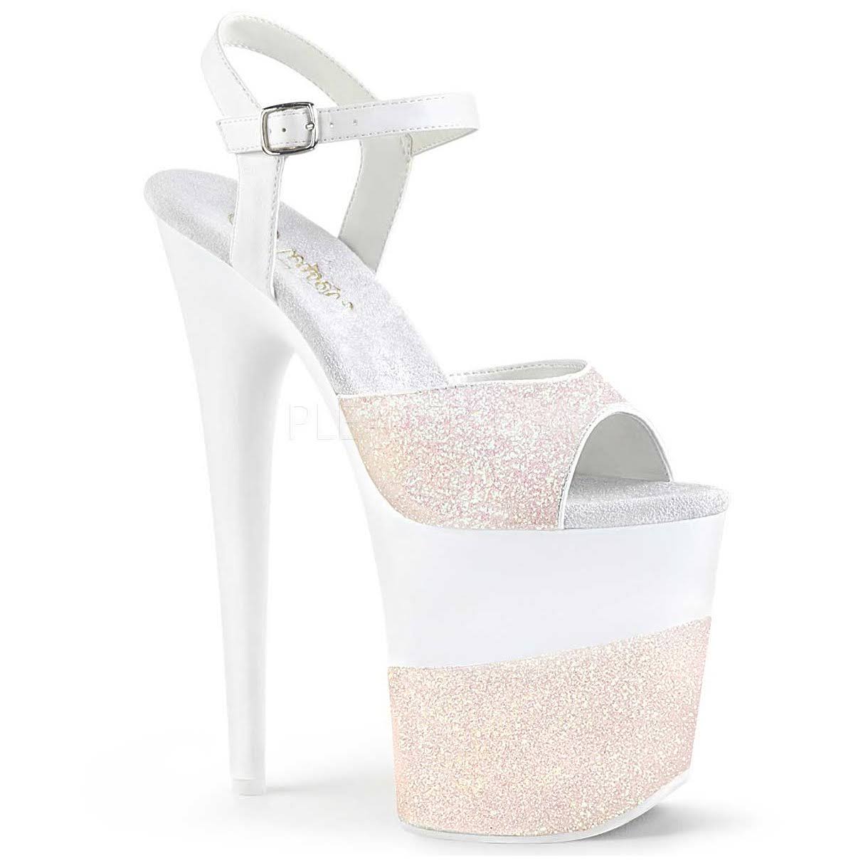 Opal Glitter 8 inch Heel Shoes W5645