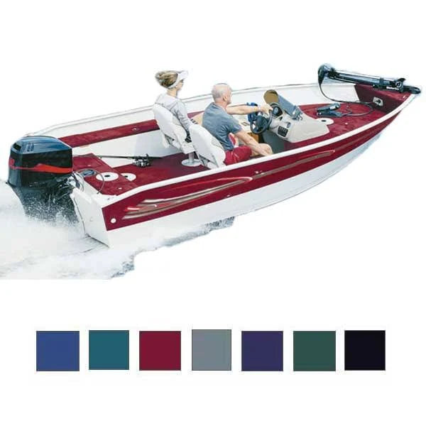 Forest Grn V-Hull Fishing Boat Cover U54819