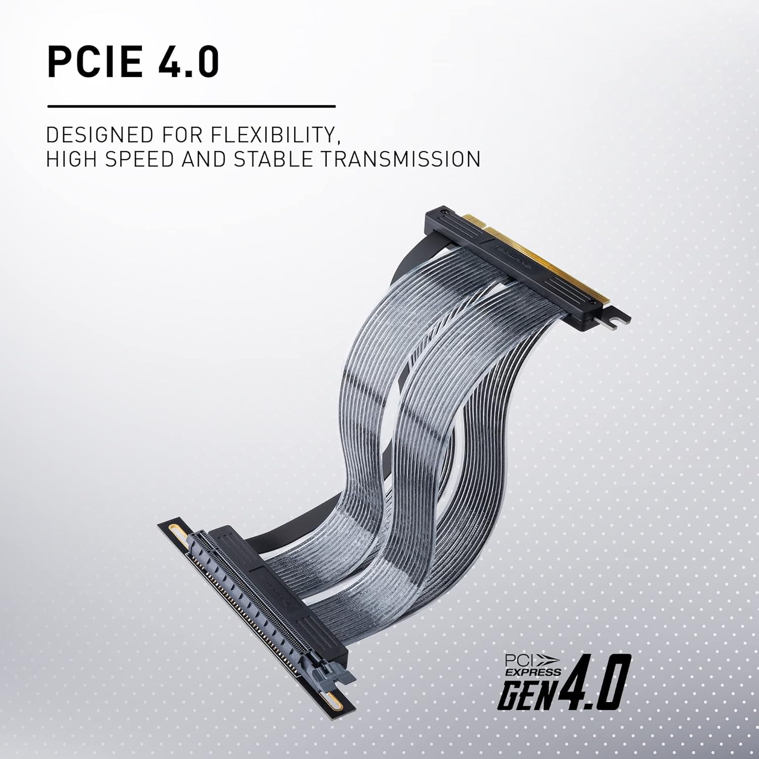 PCIE 4.0 Right Angle Riser Extension Cable B693