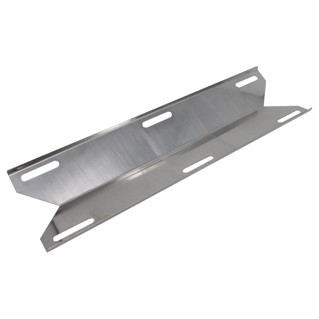 2-Pack Stainless Steel BBQ Gas Grill Tube Burner & Heat Shield Plate Replacement Parts I701