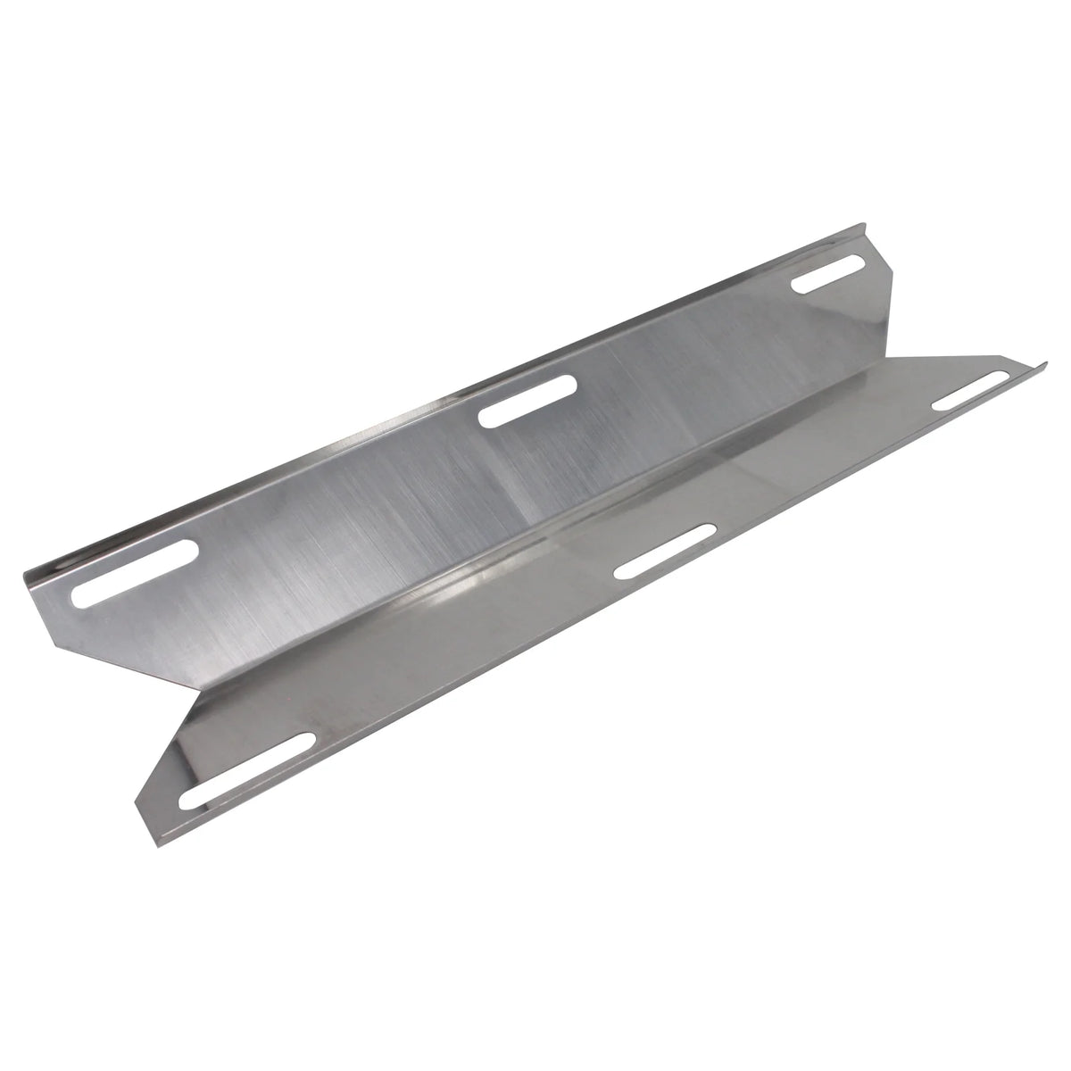 2-Pack Stainless Steel BBQ Gas Grill Tube Burner & Heat Shield Plate Replacement Parts I701